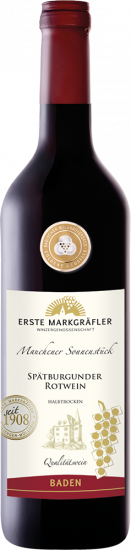 2022 Mauchener Sonnenstück Spätburgunder halbtrocken - Markgräfler Winzer  