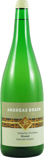 2024 Volkacher Kirchberg Silvaner Kabinett trocken 1,0 L - Weingut Andreas Braun