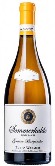 2017 Sommerhalde Bombach Grauer Burgunder trocken - Weingut Fritz Waßmer