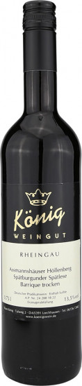 2020 Assmannshäuser Höllenberg Spätburgunder Spätlese Barrique trocken - Weingut Klaus u. Ursula König GbR