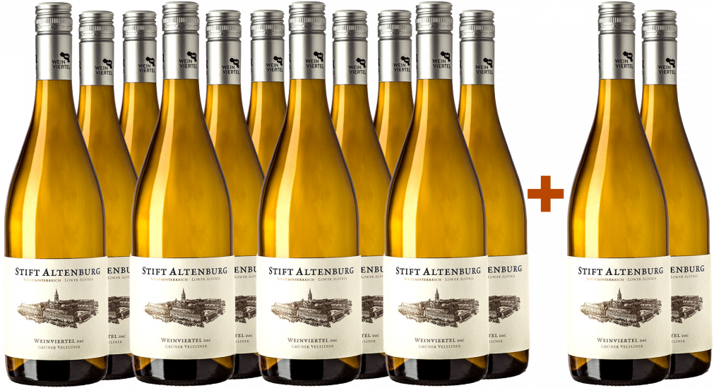 10+2 Paket Grüner Veltliner DAC Altenburg 2023 - Stift Altenburg