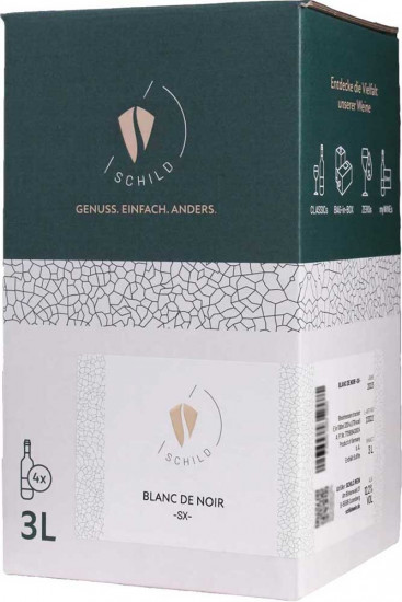 2024 Blanc de Noir -SX- Bag-in-Box (BiB) trocken 3,0 L - SCHILD.WEIN
