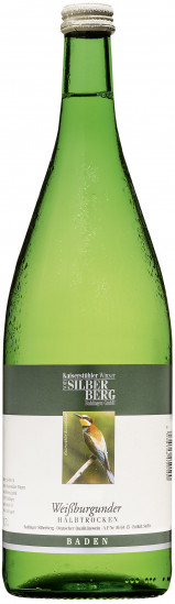 2016 Kaiserstühler Winzer vom Silberberg Weißer Burgunder Qualitätswein halbtrocken 1L - Winzergenossenschaft Schliengen-Müllheim