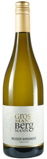 2025 Weißer Burgunder halbtrocken - Weingut Grossmann-Bergmann