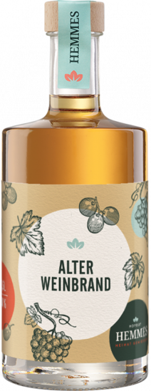 Alter Weinbrand 0,5 L - Hofgut Hemmes