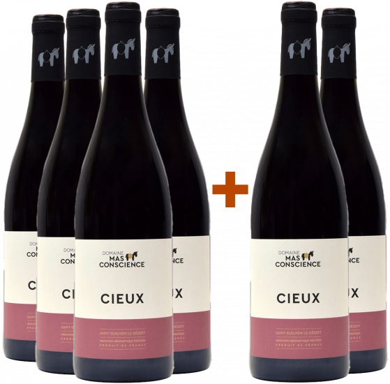 4+2 Paket Cuvée Cieux Bio - Domaine Mas Conscience