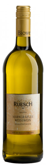 2022 Markgräfler Weißwein Cuvée feinherb Bio 1,0 L - Öko-Hof Ruesch