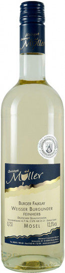 2025 Burger Falklay Weisser Burgunder feinherb - Weingut Christoph Müller