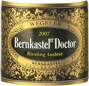 2007 Bernkasteler Doctor Riesling Auslese Edelsüß - Weingut Wegeler