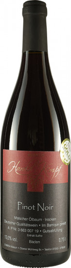 2020 Pinot Noir trocken - Weingut Harald Kempf