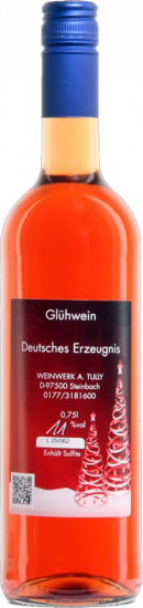2024 WeinWerk Glühwein Rosé süß - WeinWerk A. Tully