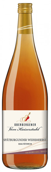 2024 Spätburgunder Weissherbst halbtrocken 1,0 L - Winzergenossenschaft Oberbergen eG