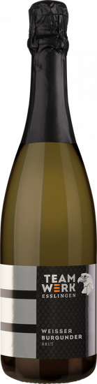 2023 Weißer Burgunder Winzersekt brut - Teamwerk Esslingen