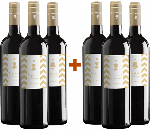 3+3 Paket Capri Moonlight Capriccio di Falanghina Campania IGP - Capri Moonlight