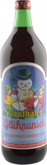 Sternthaler Glühpunsch alkoholfrei rot süß 1,0 L - Josef Drathen GmbH & Co. KG Wein- und Sektkellerei