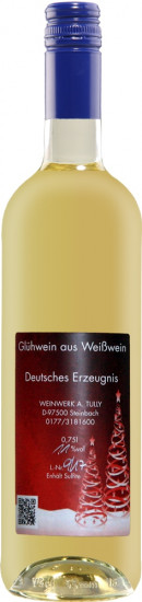 WeinWerk Glühwein Weiß süß - WeinWerk A. Tully