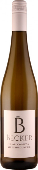 2022 Cuvée Weiß Chardonnay & Weißburgunder GUTSWEIN (Mettenheim) trocken - Weingut Becker (Mettenheim)