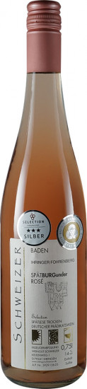 2022 Ihringer Fohrenberg Spätburgunder Rosé trocken 0,74 L - Weingut Schweizer (Ihringen)