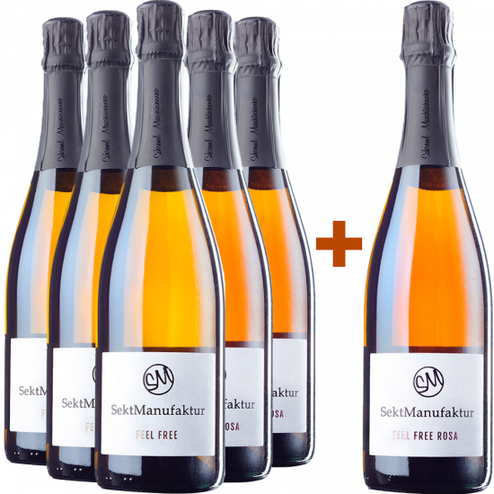 5+1 Paket Alkoholfreier Sekt - SM Sektmanufaktur