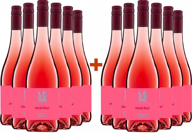 6+6 Paket Masterpiece Merlot Rosé - Haltinger Winzer eG