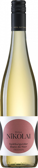 2025 Rheingau Spätburgunder Blanc de Noir *** trocken - Weingut Heinz Nikolai