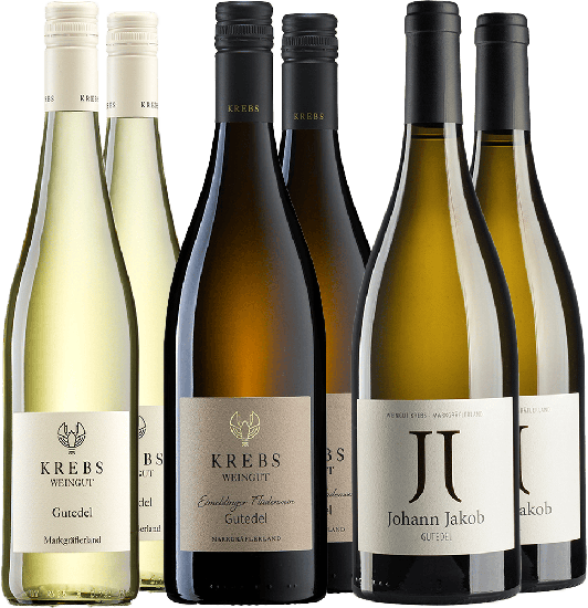 Gutedel-Paket trocken - Weingut Krebs