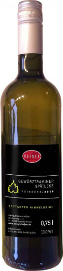 2015 Zeuterner Himmelreich Gewürztraminer Spätlese - Weingut Hafner