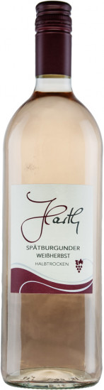 2024 Spätburgunder Rosé Weißherbst halbtrocken 1,0 L - Weingut Harth