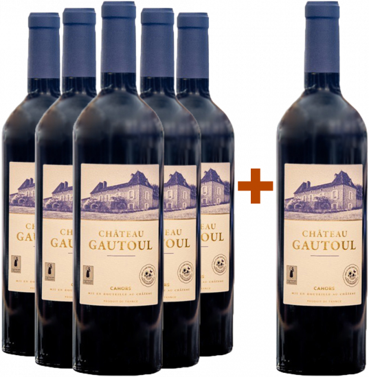 5+1 Paket 2015 Gautoul Cahors AOP - Château Gautoul