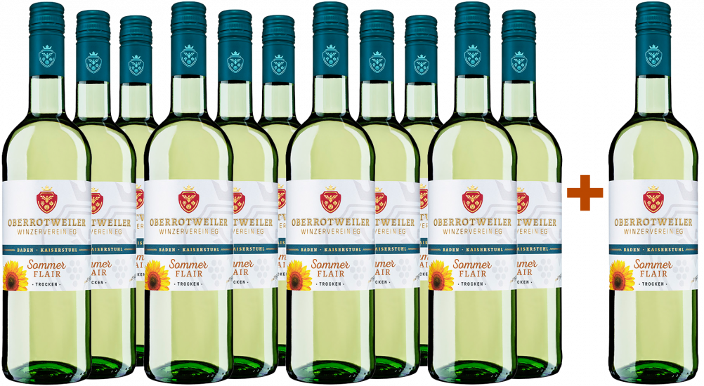 11+1 Paket Oberrotweiler Sommerflair Cuveé trocken - Oberrotweiler Winzerverein