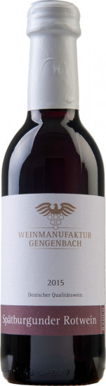 2015 Spätburgunder Rotwein halbtrocken 0,25 L - Weinmanufaktur Gengenbach