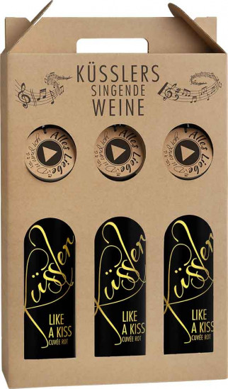 2023 Singender Wein für den Liebsten im 3er-Geschenkkarton rosé trocken - Winzerhof Küssler