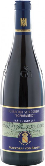 2015 Durbacher Schlossberg „Sophienberg“ Spätburgunder   VDP.Grosse Lage trocken - Markgraf von Baden