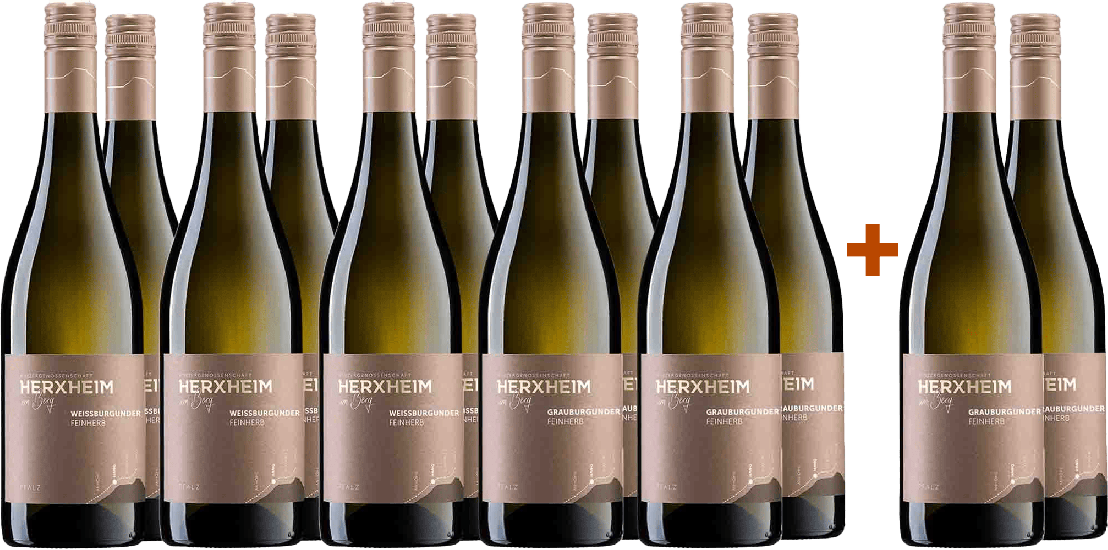 10+2 Paket Burgunder feinherb - Winzergenossenschaft Herxheim am Berg