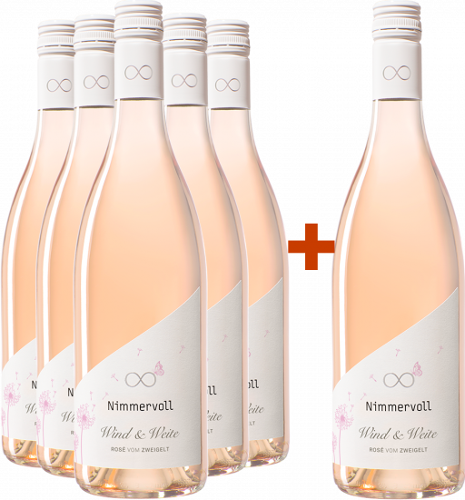 5+1 Paket Rosé Wind und Weite - Weingut Nimmervoll