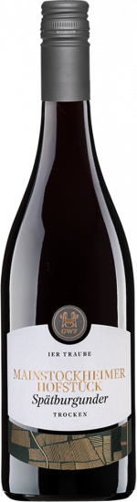 2022 Mainstockheimer Hofstück Spätburgunder PREMIUM 1er Traube trocken - Winzergemeinschaft Franken eG