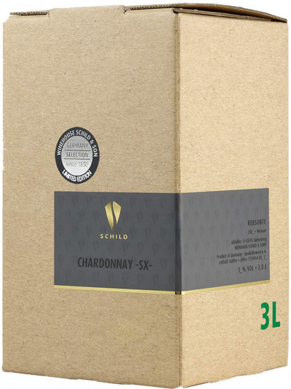 2022 Chardonnay -SX- Bag-in-Box (BiB) trocken 3,0 L - Schild & Sohn