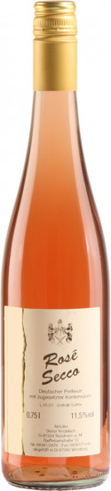 2020 Secco Rosé trocken - Weingut Knoblach
