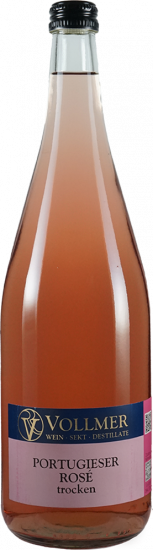 2024 Portugießer rosé trocken 1,0 L - Weingut Roland Vollmer