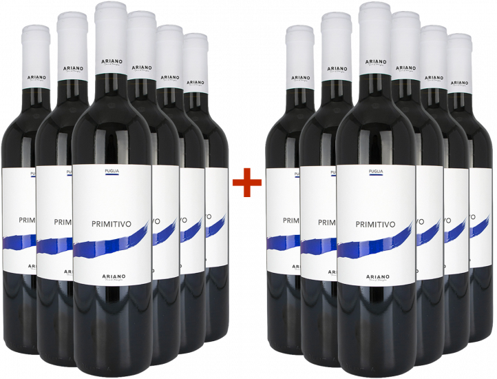 6+6 Primitivo Puglia IGP BIO Bio - ARIANO Terra & Famiglia