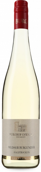 2024 Weißer Burgunder halbtrocken - Weingut Burghof Oswald