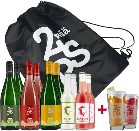 Frühlings Schorle-Probierpaket + gratis Kühlrucksack
