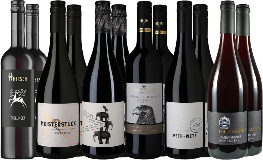 Großes Rotwein Entdecker-Paket 