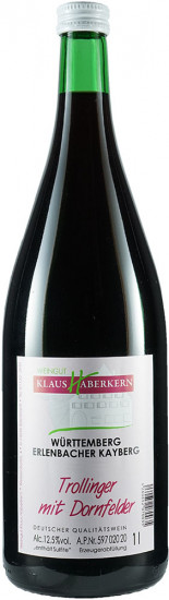2024 Trollinger mit Dornfelder halbtrocken 1,0 L - Weingut Klaus Haberkern
