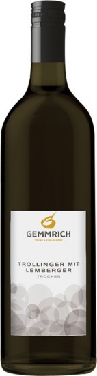 2018 Trollinger mit Lemberger trocken 1,0 L - Weingut Gemmrich