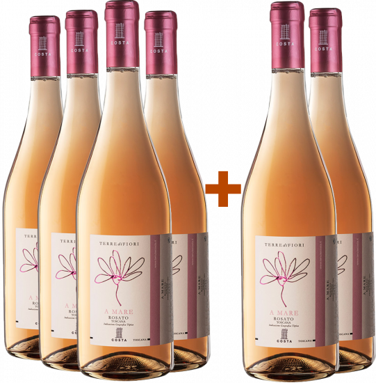 6+6 Paket Terredifiori A Mare Rosé Toscana IGP - Tenute Costa