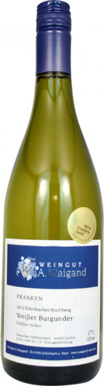 2021 Weißer Burgunder Spätlese trocken - Weingut Waigand