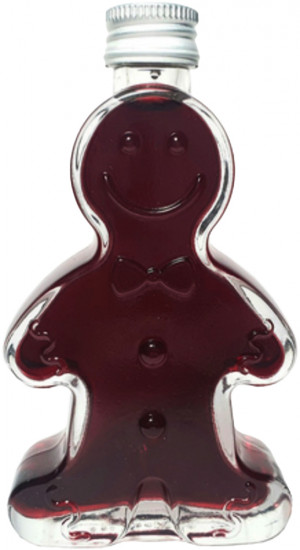 2019 Lebkuchenmann klein (Rotweinlikör mit Holundertraube) 0,1 L - Winzerfamilie Rumpel