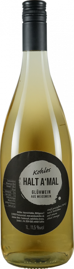 Glühwein weiß 1,0 L - Weingut Andrea Kohles