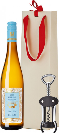 Robert Weil Riesling Freude-Paket mit Korkenzieher